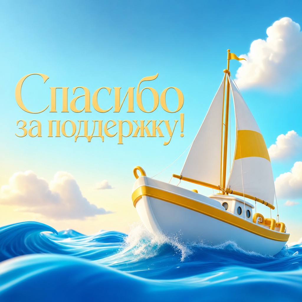 Яркая 3D открытка, которая отражает вашу благодарность.