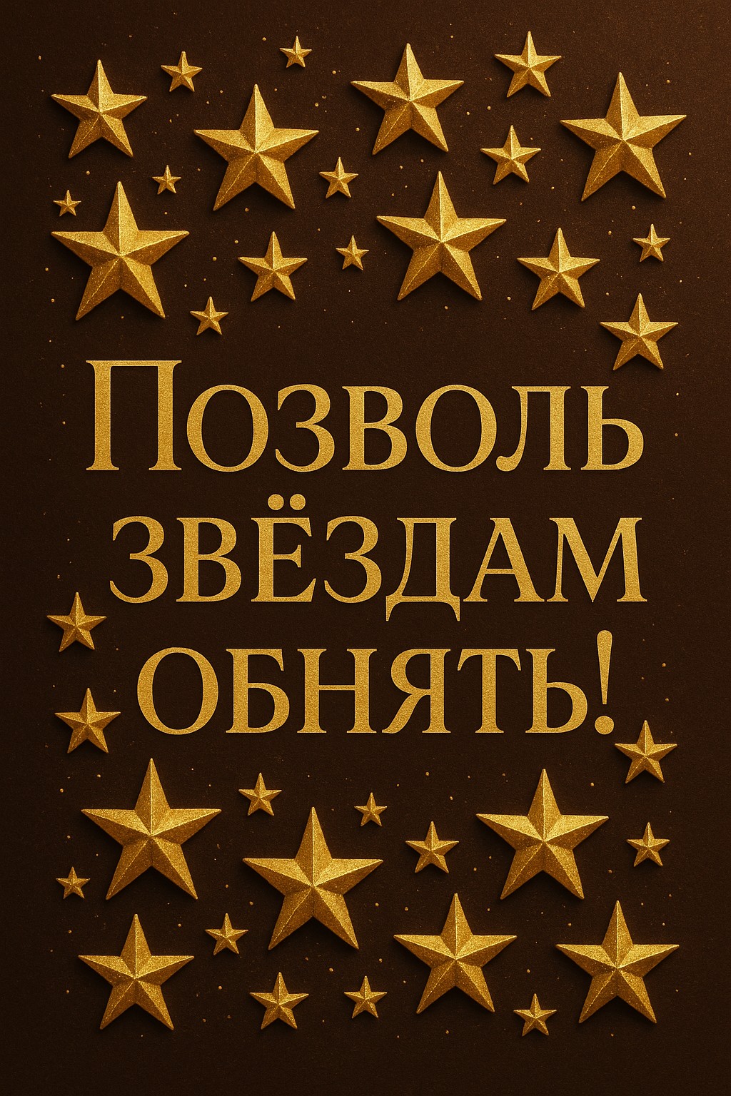 Отправьте теплые слова с этой звездной открыткой на ночь.