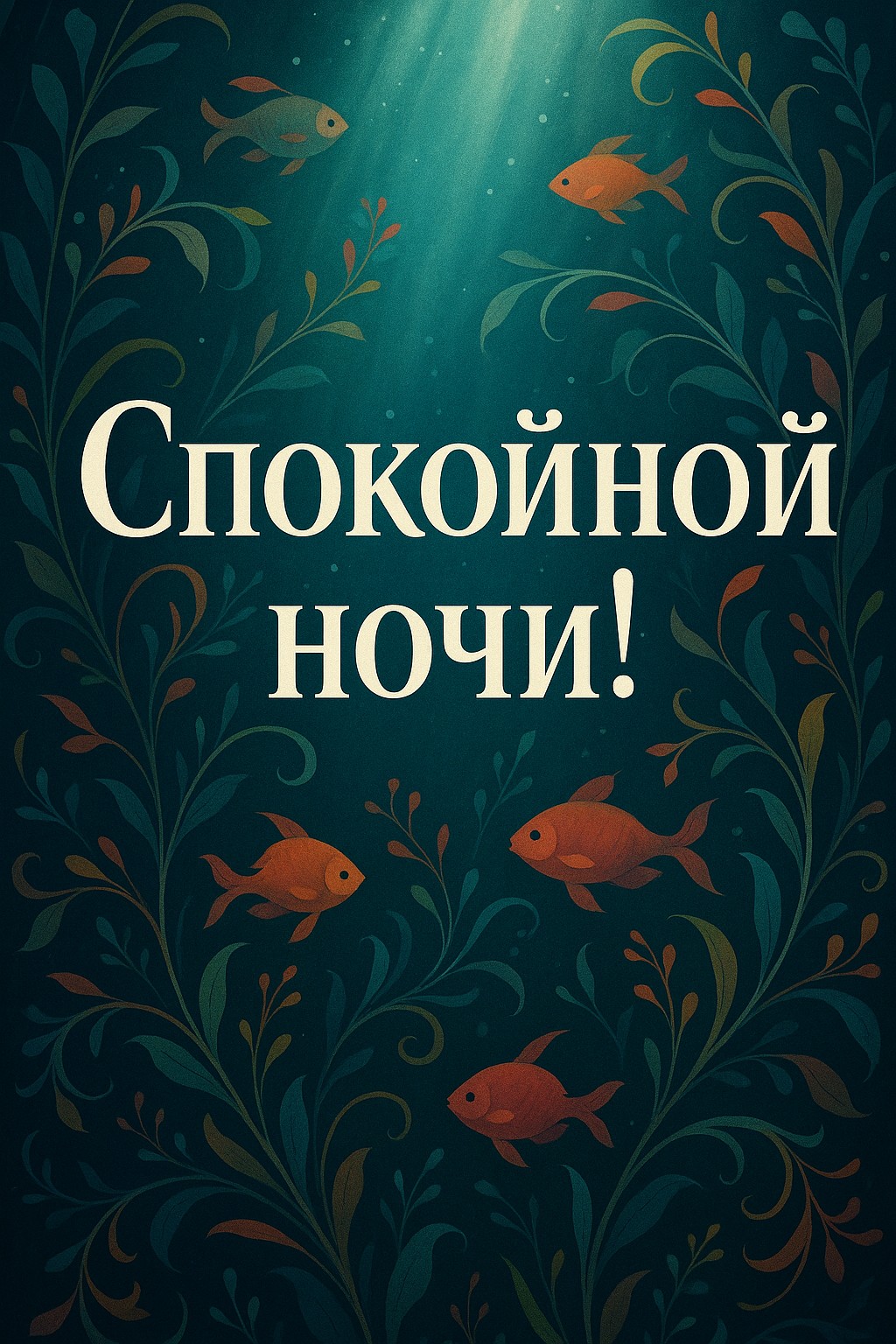 Погрузитесь в тайны моря с открыткой "Тайные миры".