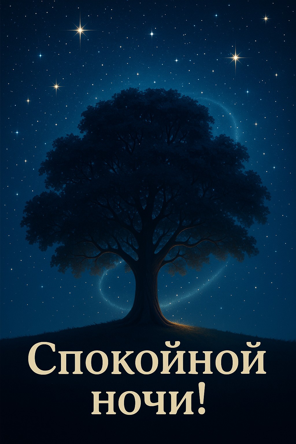 Подарите сладкие сны с открыткой "Звёздное дерево".