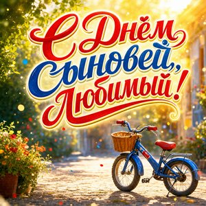 Картинка с Днём сыновей 22 ноября