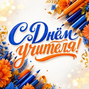 Картинка с Днём учителя