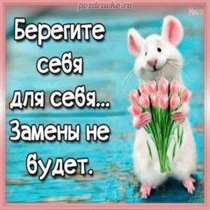 Открытка берегите себя