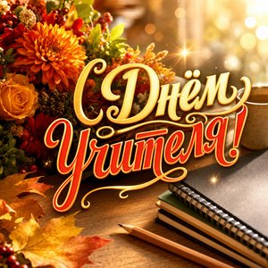 Открытка День учителя
