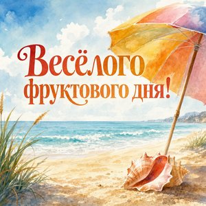 Открытка Дня Рождения с морской тематикой