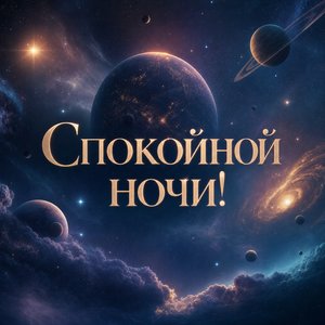 Открытка "Космическое утро"