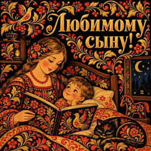 Открытка «Любимому сыну!» со сказкой на ночь