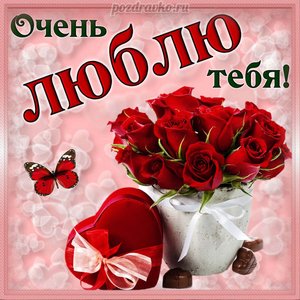 Открытка очень тебя люблю для любимого человека