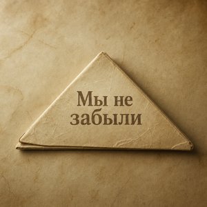 Открытка на День памяти и скорби с фронтовым письмом-треугольником