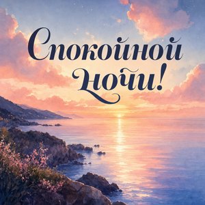 Открытка "Облака у моря"
