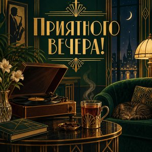 Открытка «Приятного вечера!» с проигрывателем