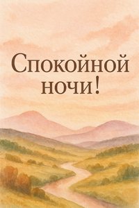 Открытка "Рассвет мечты"