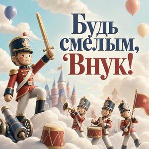 Открытка с Днем Рождения с игрушечными солдатами