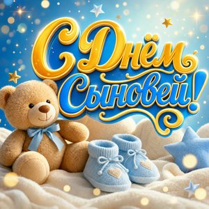 Открытка с Днём сыновей 22 ноября