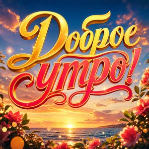 Открытка доброе утро с морским восходом