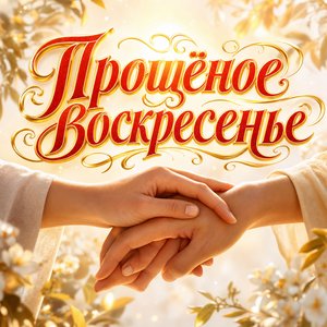 Открытка на Прощёное воскресенье с руками в жесте примирения