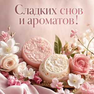 Открытка Спокойной Ночи с Душистым Мылом