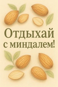 Открытка Спокойной Ночи с Миндалем