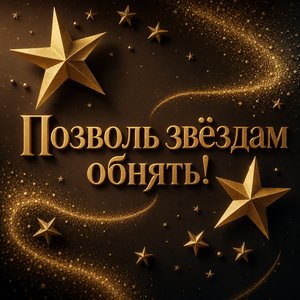 Открытка Спокойной Ночи со Звездами