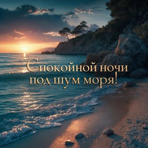 Открытка Спокойной Ночи у Моря
