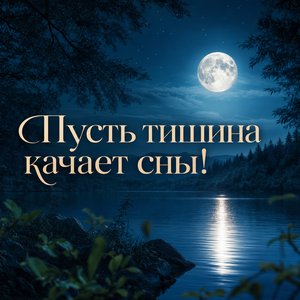 Открытка Спокойной Ночи у Озера