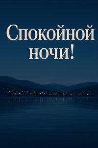 Открытка "Тихий вечер"