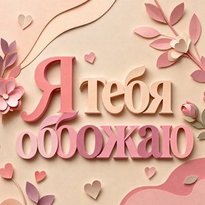 Открытка Я Люблю Тебя с буквами любви