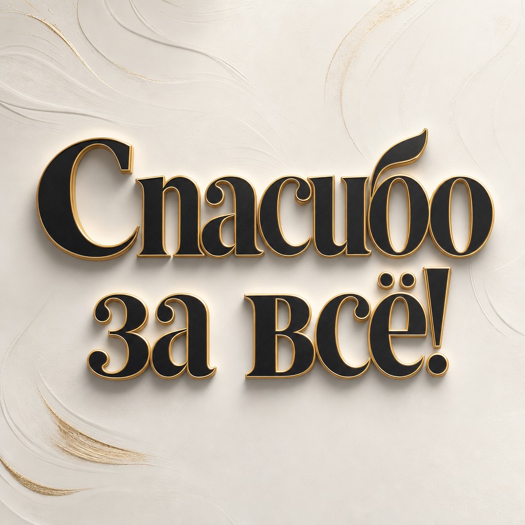 Эффектная современная открытка, которая выражает вашу благодарность.
